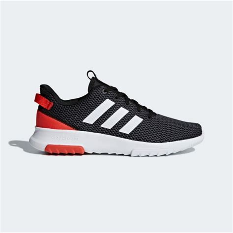 adidas cloudfoam herren schwarz mit roter sohle|Adidas cloud foam.